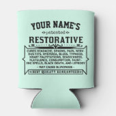 Grappige nieuwigheid gepersonaliseerde Cure-All C Blikjeskoeler (Achterkant)