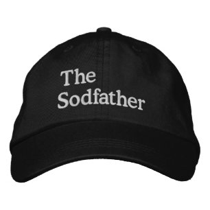 Grappige Nieuwigheid Golf Accessoires DE SODFATHER Geborduurde Pet