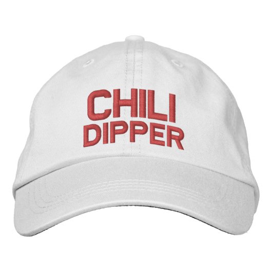 Grappige Nieuwigheid Golf CHILI DIPPER Geborduurde Pet (Voorkant)