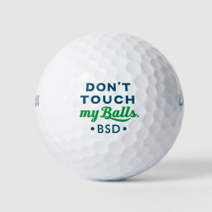 Grappige nieuwigheid golfbal monogrammed raak niet golfballen