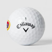 Grappige nieuwigheid grote print bang golfballen (Logo)