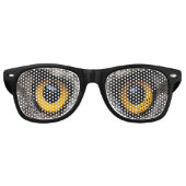 Grappige nieuwigheid Halloween Party Night Uil Oge Retro Zonnebril (Voorkant)