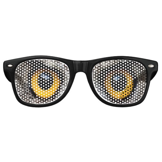 Grappige nieuwigheid Halloween Party Night Uil Oge Retro Zonnebril (Voorkant)