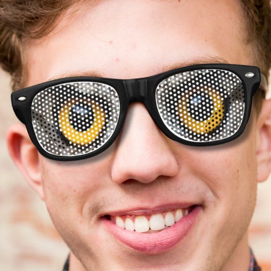 Grappige nieuwigheid Halloween Party Night Uil Oge Retro Zonnebril