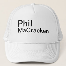 Grappige Nieuwigheid Honkbal PHIL MACRACKEN Trucker Pet