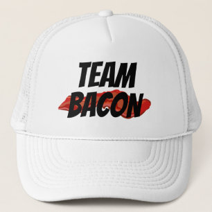 Grappige Nieuwigheid Honkbal stijl TEAM BACON Trucker Pet