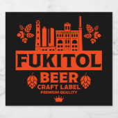 Grappige nieuwigheid kerst bier labels bier etiket (Enkel label)