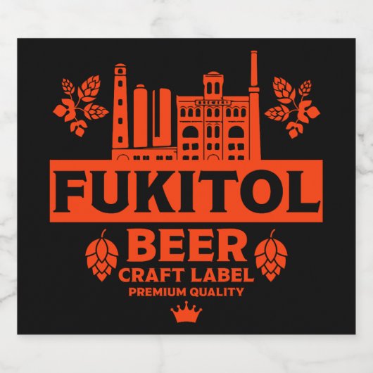 Grappige nieuwigheid kerst bier labels bier etiket (Enkel label)