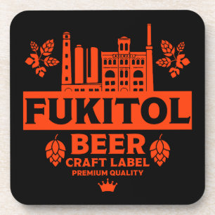 Grappige nieuwigheid kerst bier labels onderzetter