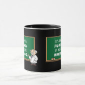 Grappige nieuwigheid paranoia samenzwering theoret mok (Midden)