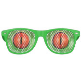 Grappige nieuwigheid wilde dier hagedis gekko ogen retro zonnebril (Voorkant)