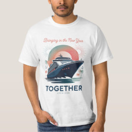 Grappige Nieuwjaars Crew Spreuk 2026 Vrienden T-shirt