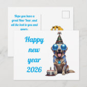 Grappige Nieuwjaarskaart Briefkaart (Voorkant / Achterkant)