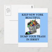 grappige nieuwkomer briefkaart (Voorkant / Achterkant)