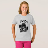 Grappige nieuwsgierige auto rijden kat t-shirt (Voorkant volledig)