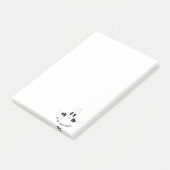 Grappige Nieuwsgierigheid Ogen Glimlach Post-it® Notes (Schuin)