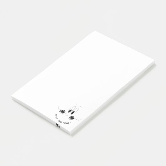 Grappige Nieuwsgierigheid Ogen Glimlach Post-it® Notes (Schuin)