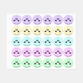 Grappige nieuwsgierigheid Ogen Stickers Glimlachen (Vel)