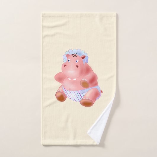 Grappige Nijlpaard Bad Handdoeken (Handdoek)