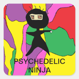 GRAPPIGE NINJA CARTOON STICKERS