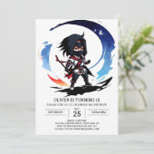 Grappige Ninja geheim agent verjaardag Kaart (Staand voorkant)