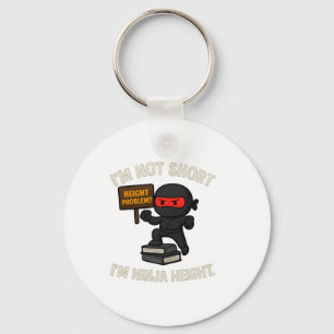 Grappige Ninja Hoogte Martial Arts Boksen Ontwerp Sleutelhanger