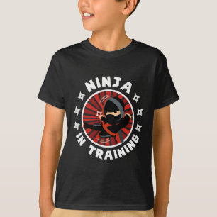 Grappige Ninja In Training Karate Liefhebber Marti T-shirt
