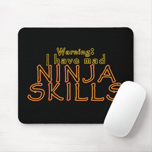 Grappige Ninja Joke Mousepad Muismat (Met muis)