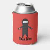 Grappige Ninja Juice Bier Drink Koeler (Blikje Achterkant)