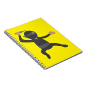 Grappige Ninja Notitieboek (Rechterzijde)