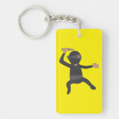 Grappige Ninja Sleutelhanger (Voorkant)