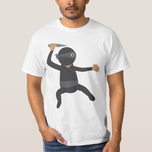 Grappige Ninja T-shirt (Voorkant)