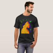 Grappige Ninjapoeskrijger T-shirt (Voorkant volledig)