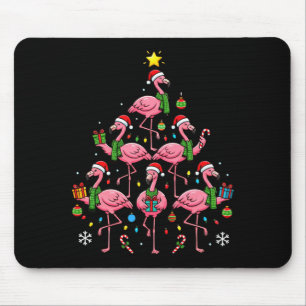 Grappige Nk Flamingo Kerstboom Kerstmannenhoeden K Muismat