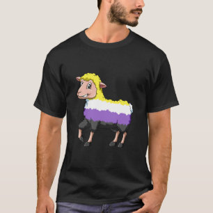 Grappige non-binaire schapen t-shirt