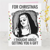 GRAPPIGE NON KATHOLIEKE KERST GROTE KERSTKAART KAART (Gele Bloem)