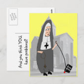 Grappige non Wenskaarten Briefkaart (Voorkant / Achterkant)