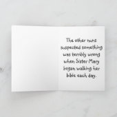 Grappige non Wenskaarten Kaart (Binnen)