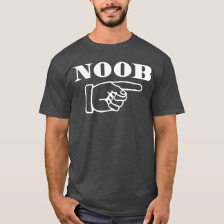 Grappige Noob Gamen Ik Ben Met Noob Gamer grappig T-shirt