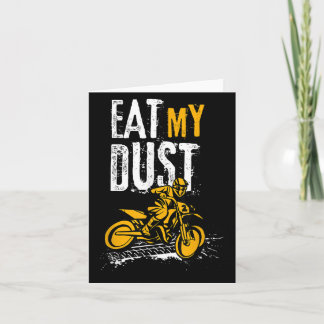 Grappige noodlijdende motorcross citaat Dirt Bike  Kaart