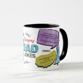 Grappige noodsituatie vader grappen cadeau mok (Voorkant rechts)