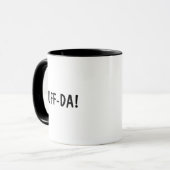 Grappige Noorse Zin UFF-DA Koffiemok Mok (Voorkant links)