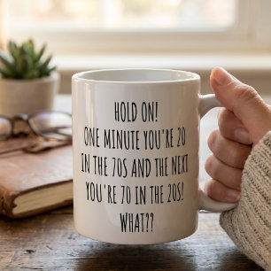 Grappige Nostalgie Gelukkige 70e Verjaardag Koffie Mok