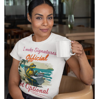 Grappige notaris | Kantoor - Ik maak Handtekeninge T-shirt