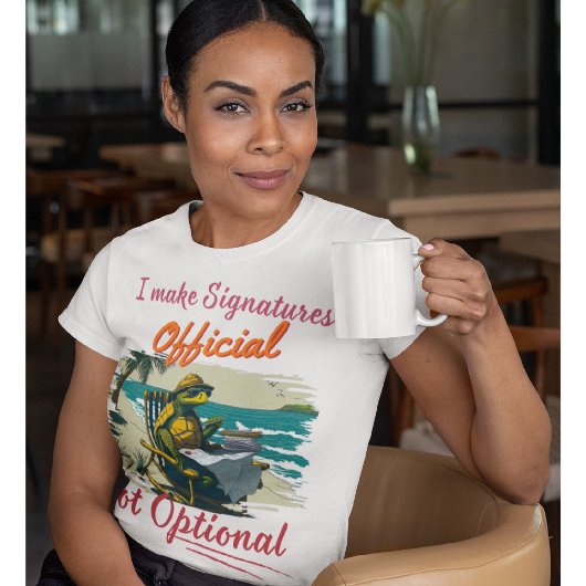 Grappige notaris | Kantoor - Ik maak Handtekeninge T-shirt