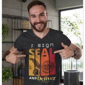 Grappige notaris | Kantoor - Ik teken, verzegelen T-shirt