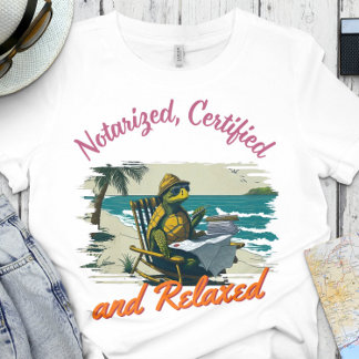 Grappige notaris | Kantoor - Notarized en Relaxed T-shirt