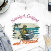 Grappige notaris | Kantoor - Notarized en Relaxed T-shirt