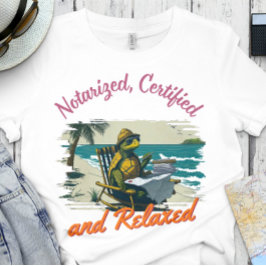 Grappige notaris | Kantoor - Notarized en Relaxed T-shirt