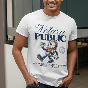 Grappige notaris openbaar - notaris Humor T-shirt